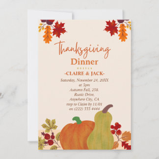 Thanksgiving Invitation