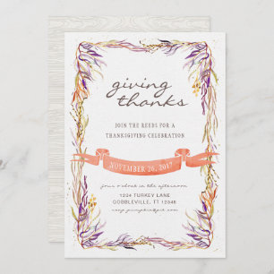 Thanksgiving Invitation