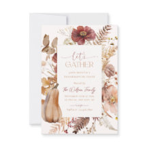 Thanksgiving Invitation Friendsgiving Dinner