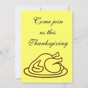 THANKSGIVING INVITE