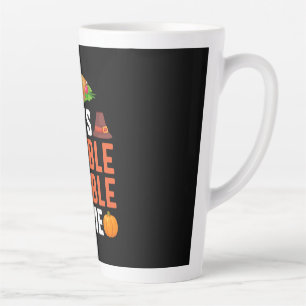 Thanksgiving It Is Gobble Times Latte Mug