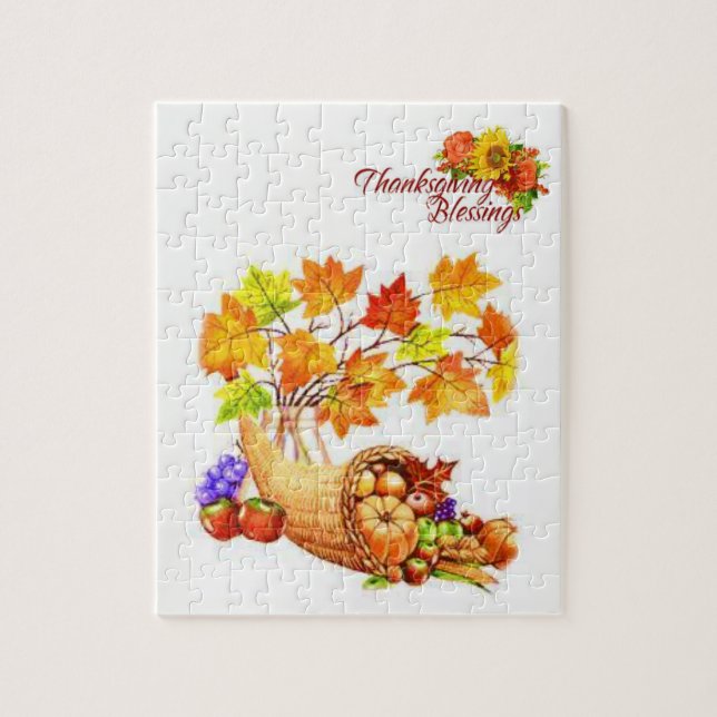 Thanksgiving Jigsaw Puzzle (Vertical)