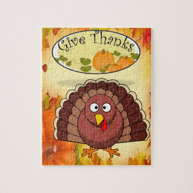 Thanksgiving Jigsaw Puzzle (Vertical)