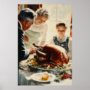 Thanksgiving Joy: A Family Feast Poster