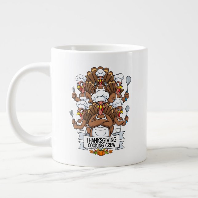  Thanksgiving Jumbo Specialty Mug (Left)