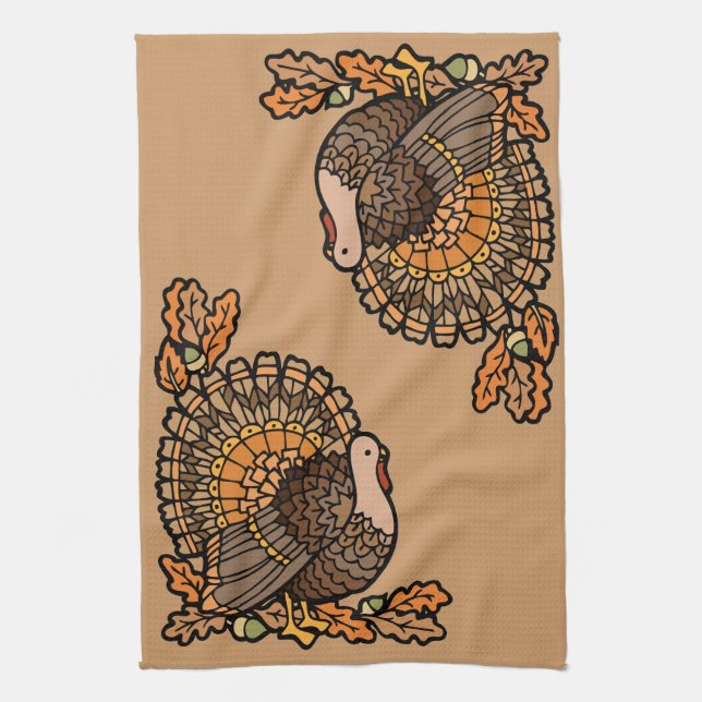 Thanksgiving Kitchen Towel (Vertical)