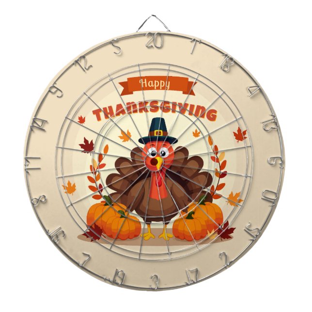 Thanksgiving large chicken dartboard (Front)
