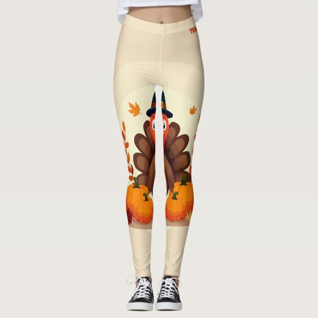 Thanksgiving large chicken leggings (Front)