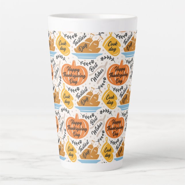 Thanksgiving Latte Mug (Front)