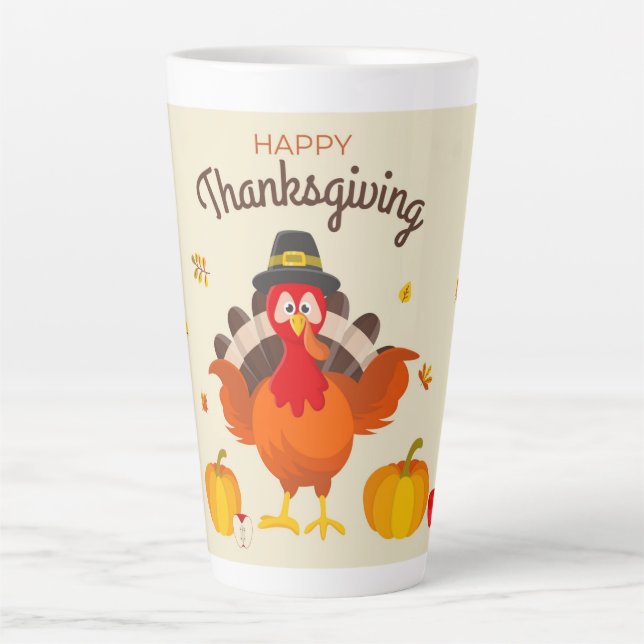 Thanksgiving Latte Mug (Front)