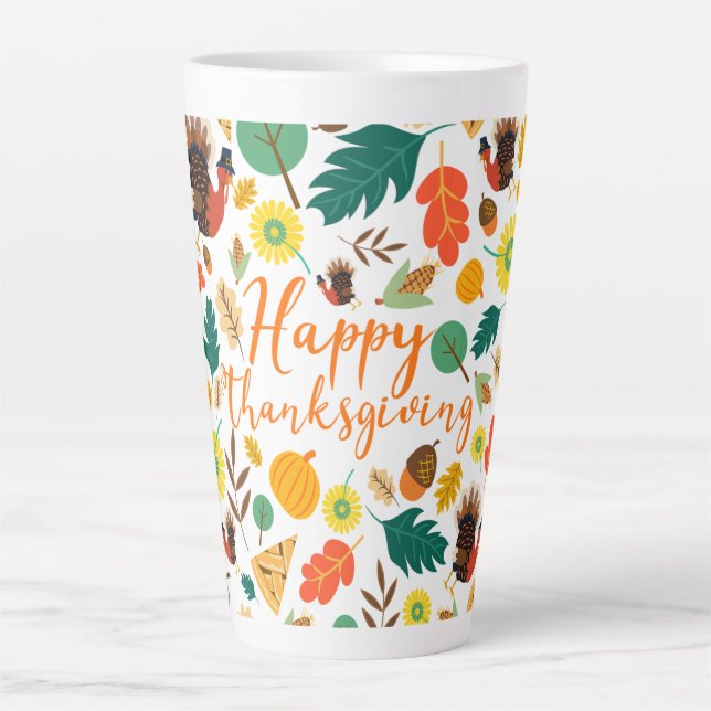 Thanksgiving Latte Mug (Front)