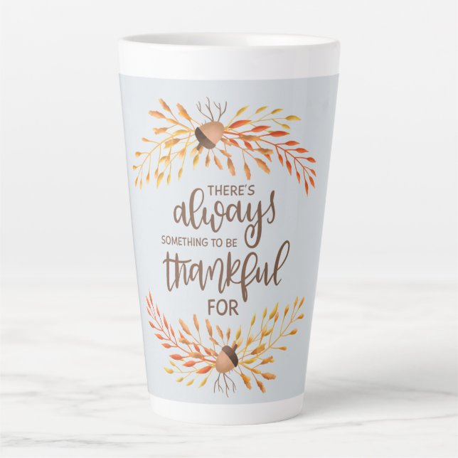 Thanksgiving Latte Mug (Front)