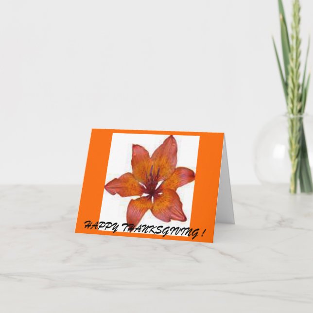 Thanksgiving Leaf Card (Front)