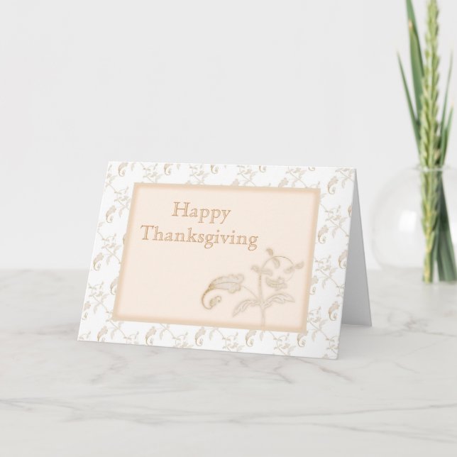 Thanksgiving-Leaf Card (Front)