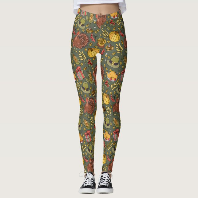 Thanksgiving Leggings (Front)