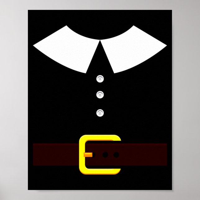 Thanksgiving Lgrim Shirt - New World Lgrim Costume Poster (Front)