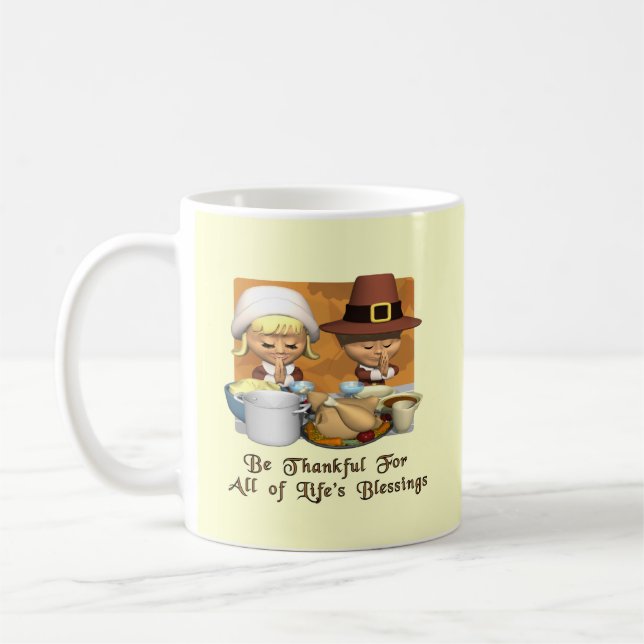 Thanksgiving: Life's Blessings Coffee Mug (Left)