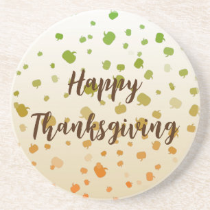 Thanksgiving - Maple Leaves Coaster