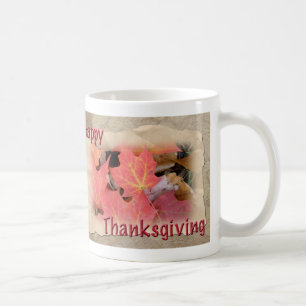 Thanksgiving Maple Leaves Coordinating Items Coffee Mug
