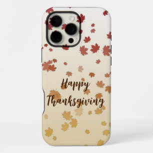 Thanksgiving Maple Leaves iPhone 16 Pro Max Case