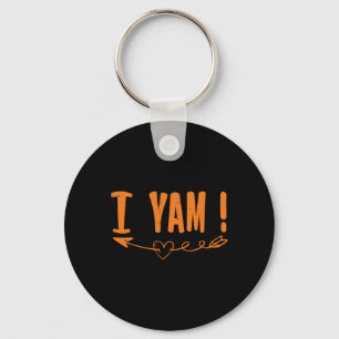 Thanksgiving Matching Couple She's My Sweet Potato Key Ring