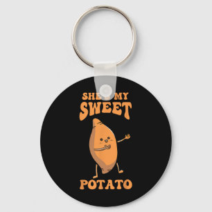 Thanksgiving Matching Couple She's My Sweet Potato Key Ring