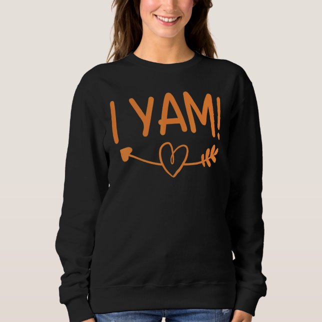 Thanksgiving Matching Couples She's My Sweet Potat Sweatshirt (Front)