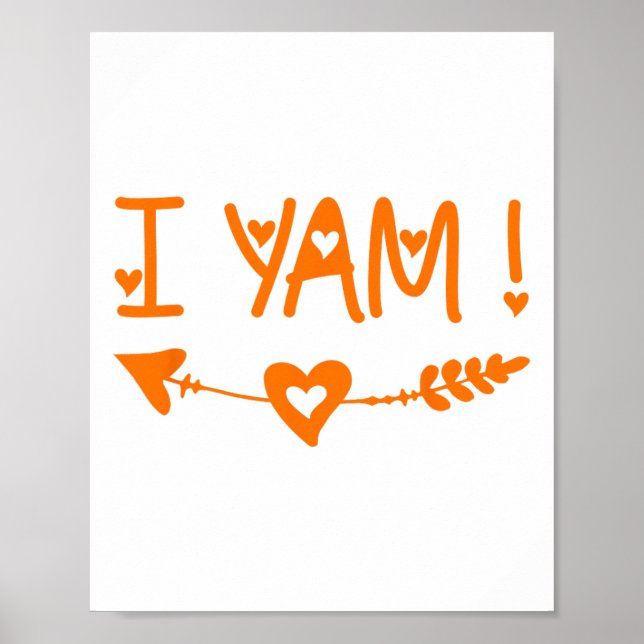 Thanksgiving Matching Couples Shes My Sweet Potato Poster (Front)
