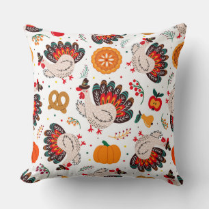 Thanksgiving Meme I Am Happy Because I Am Grateful Cushion