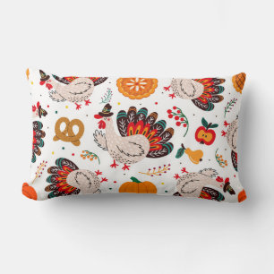 Thanksgiving Meme I Am Happy Because I Am Grateful Lumbar Cushion