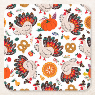 Thanksgiving Meme   Thanksgiving Is The Meal Square Paper Coaster