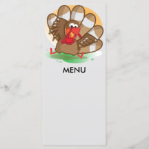 Thanksgiving menu