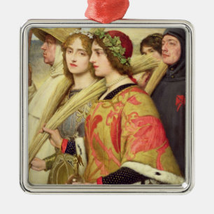 Thanksgiving Metal Ornament