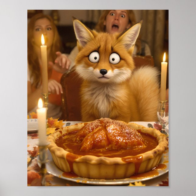 Thanksgiving Mishap: Flicker's Epic Turkey Swap Poster (Front)