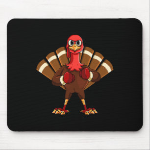 Thanksgiving Mma Kickboxing Judo Karate Gobble Pla Mouse Pad