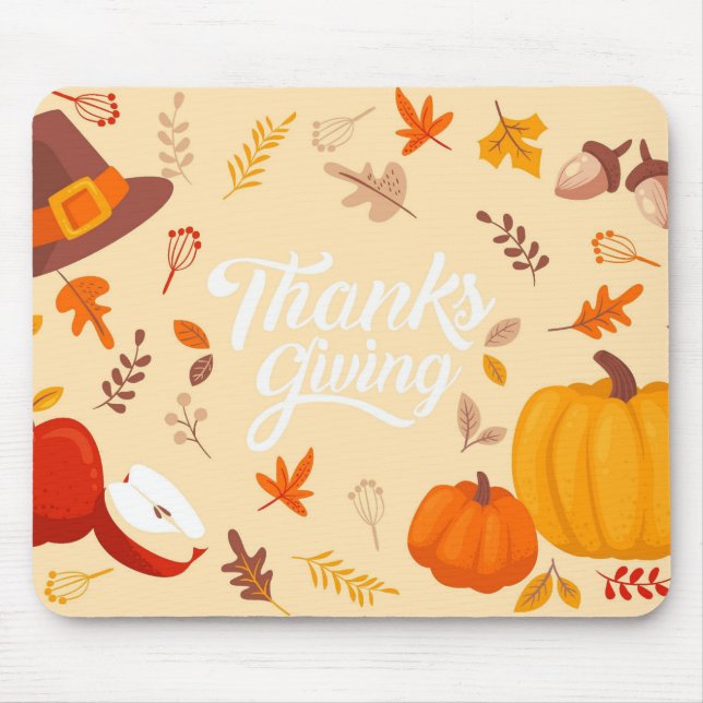 Thanksgiving Mouse Pad (Front)