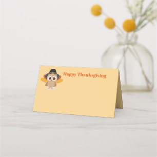Thanksgiving Name Place Card