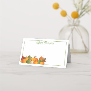 Thanksgiving Name Place Card