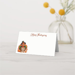 Thanksgiving Name Place Card