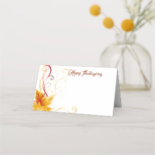 Thanksgiving Name Place Card