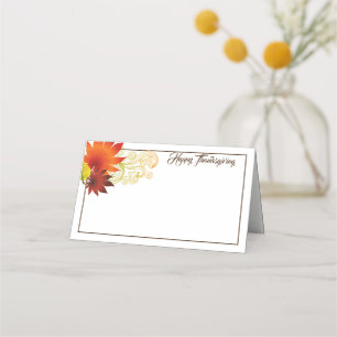Thanksgiving Name Place Card