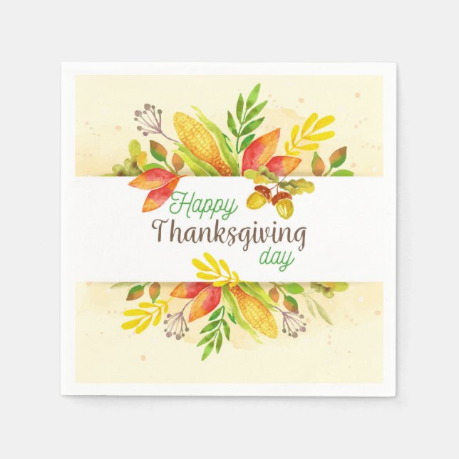 Thanksgiving Napkin (Front)