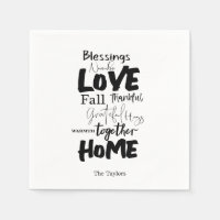 Thanksgiving Napkins