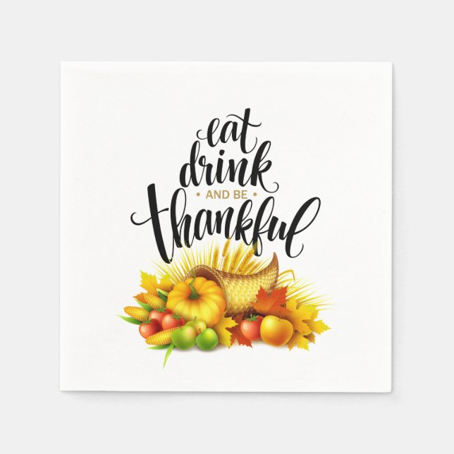 Thanksgiving Napkins (Front)