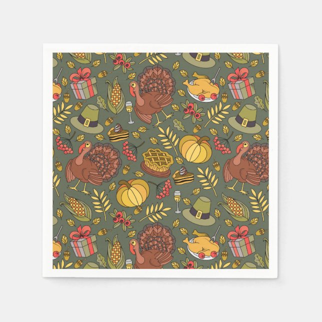 Thanksgiving Napkins (Front)