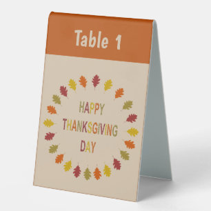 Thanksgiving Oak Leaves Custom