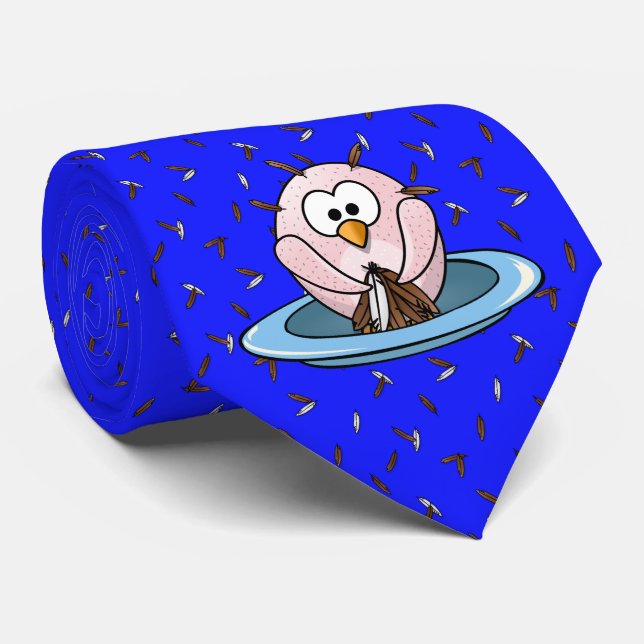 Thanksgiving owl tie (Rolled)