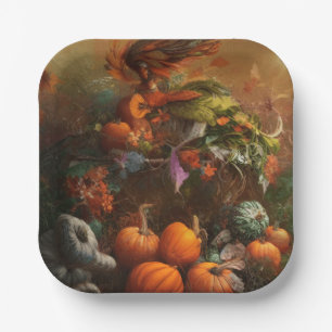 Thanksgiving Painting Paper Plate