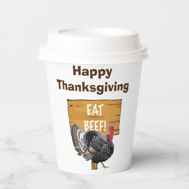 Thanksgiving Paper Cup (Front)
