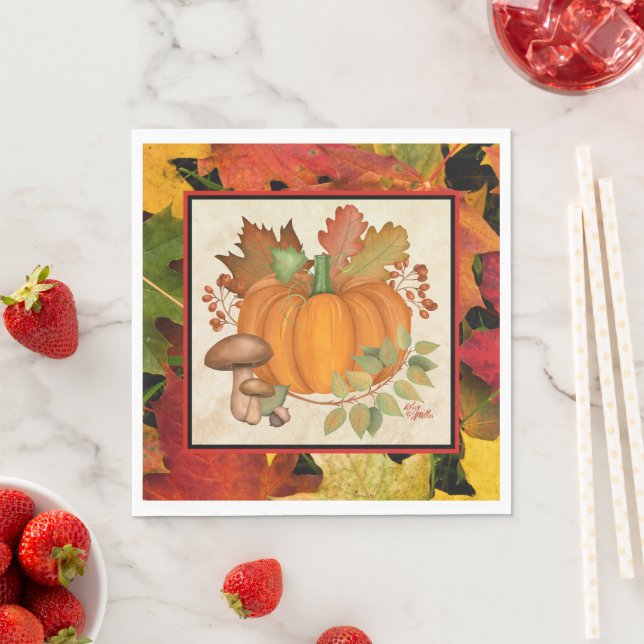 Thanksgiving Paper Napkins (Insitu)